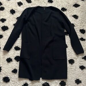 J crews size XS Elegant Black Long Cardigan good condition